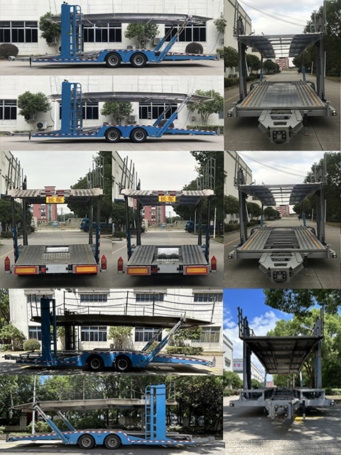 魁士牌KS9171TCLZ中置轴车辆运输挂车公告图片