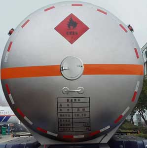 宏图牌HT9400GRY6易燃液体罐式运输半挂车公告图片