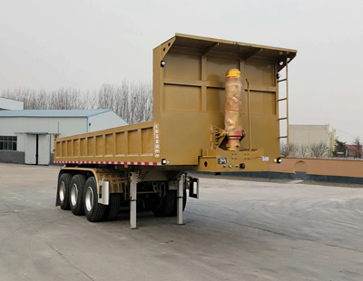 鲁畅达牌9米32.2吨3轴自卸半挂车(LCD9401ZHX)