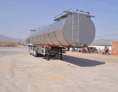 旗林牌11.2米32.2吨3轴鲜奶运输半挂车(QLG9402GNY)