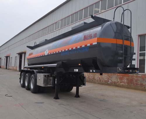 旗林牌9.8米33吨3轴毒性和感染性物品罐式运输半挂车(QLG9401GDG)
