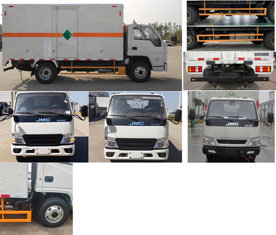 江鈴江特牌JMT5040XRQXGA26易燃?xì)怏w廂式運輸車公告圖片