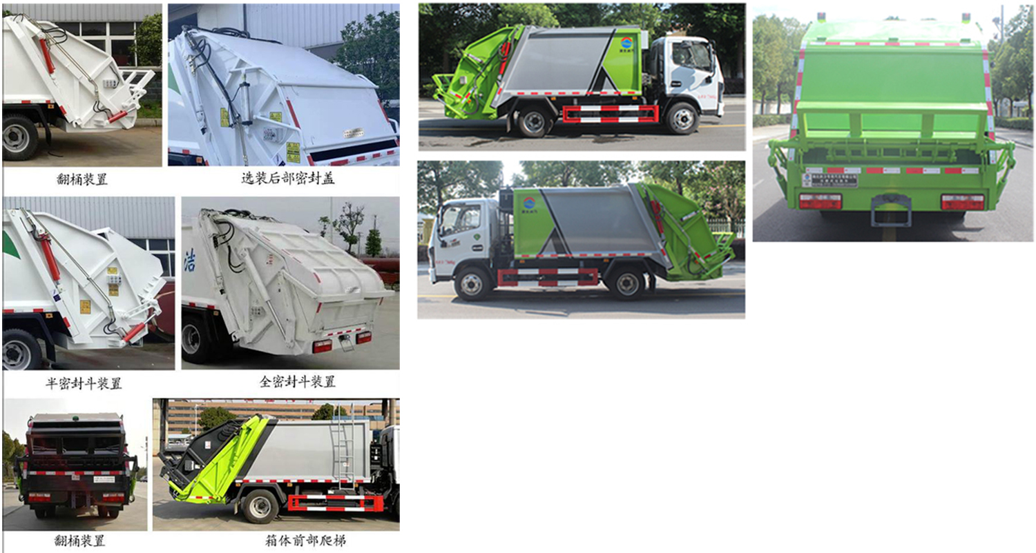 潤知星牌SCS5070ZYSEQ6壓縮式垃圾車公告圖片