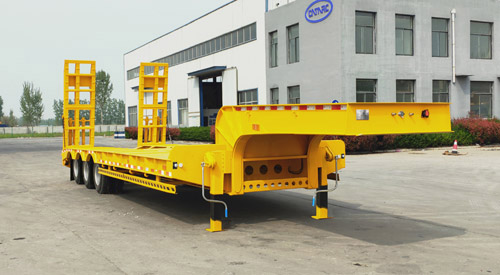 事业永盛牌11.5米32.7吨3轴低平板半挂车(LYS9409TDP)