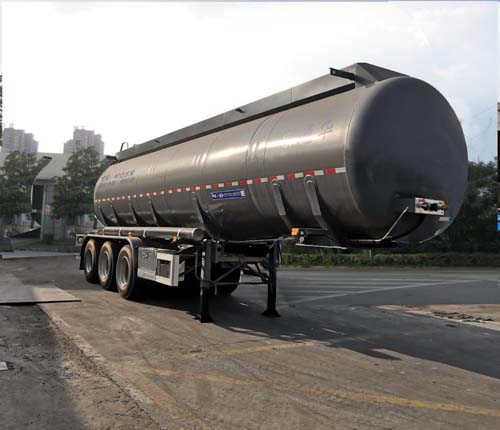 通华牌11.4米33.2吨3轴润滑油罐式运输半挂车(THT9400GRHF1)