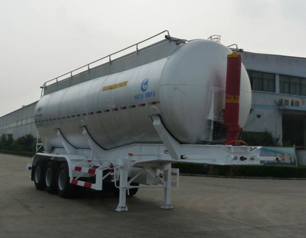 开乐牌10.9米32.6吨3轴中密度粉粒物料运输半挂车(AKL9401GFLA5)