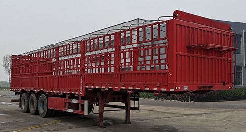 恒真牌13米33.5吨3轴仓栅式运输半挂车(MKW9400CCYE)