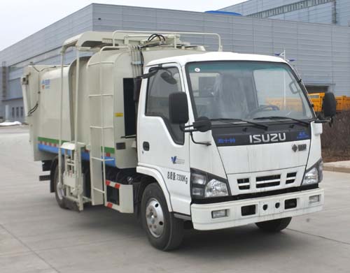 沃达特牌QHJ5071ZZZ自装卸式垃圾车图片