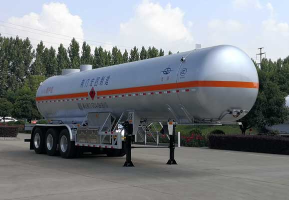 宏图牌12.4米29.6吨3轴液化气体运输半挂车(HT9408GYQA1)