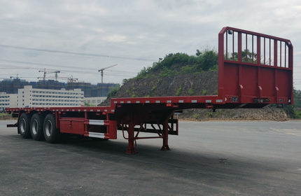 南明牌13米33.5吨3轴平板运输半挂车(LSY9402TPB)