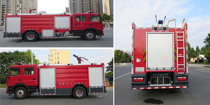 新东日牌YZR5170GXFSG80/E6水罐消防车公告图片
