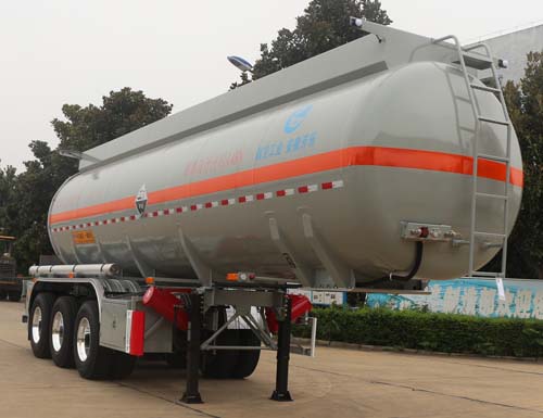 开乐牌10.4米34吨3轴腐蚀性物品罐式运输半挂车(AKL9401GFWA)