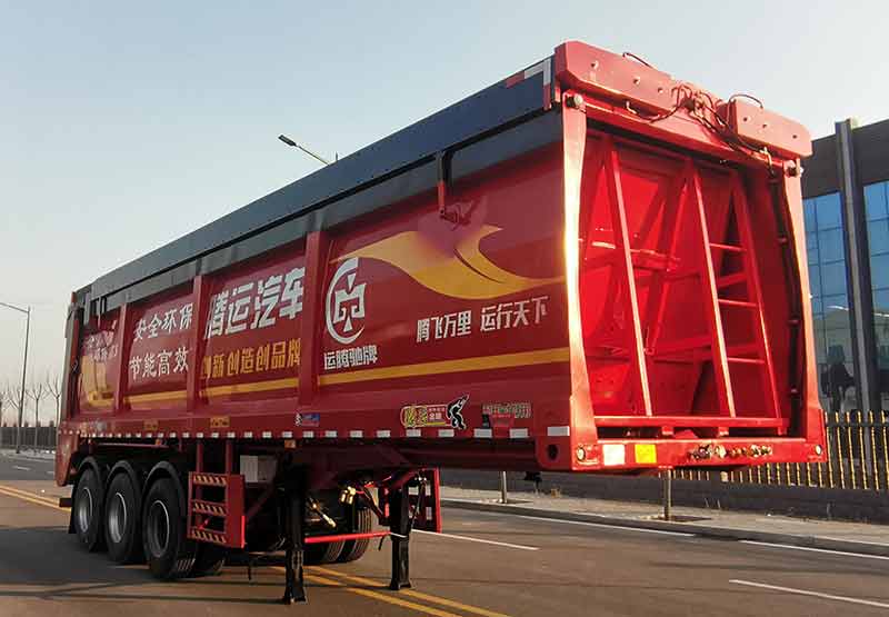 运腾驰牌10.2米31.1吨3轴散装粮食运输半挂车(SDT9401ZLS)
