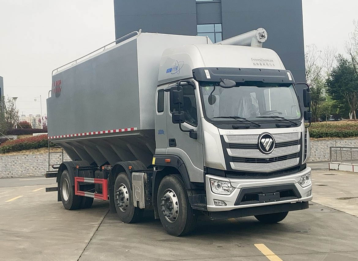 歐曼牌BJ5251ZSLY6HPS-01散裝飼料運輸車公告圖片