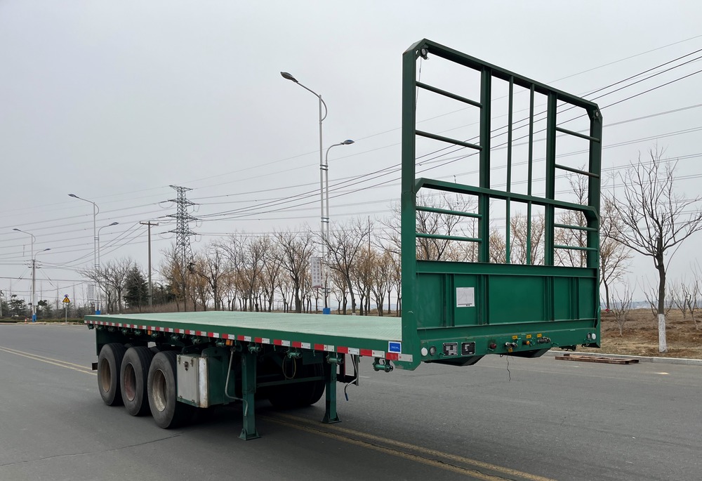 事业长兴牌9米35.3吨3轴平板运输半挂车(CXC9402TPB)
