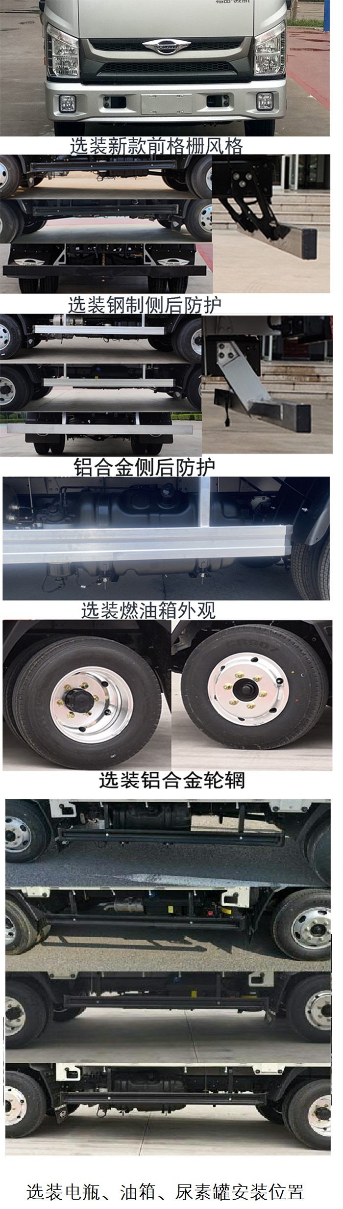 福田牌BJ5046CCY9JBA-53仓栅式运输车公告图片