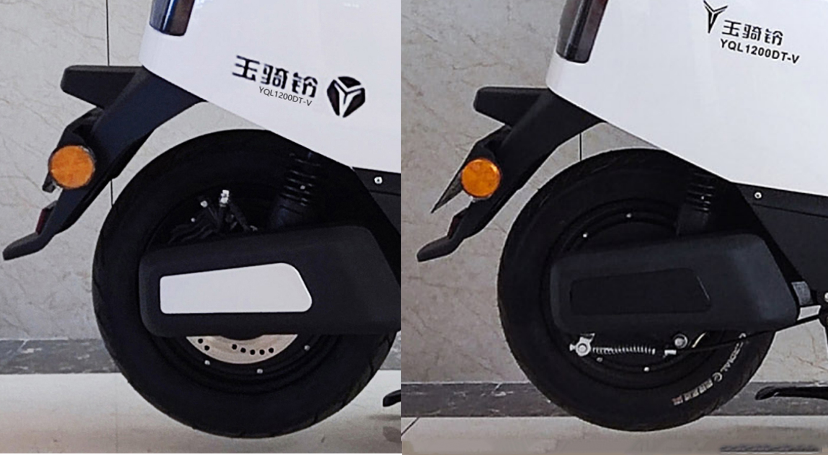 YQL1200DT-V 玉骑铃牌纯电动前盘式后盘式/鼓式电动两轮摩托车图片