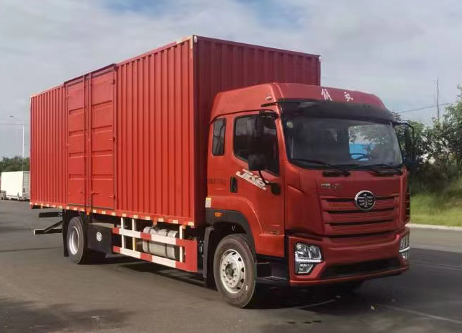 解放牌CA5170XXYP28K2L5E6A80廂式運輸車公告圖片