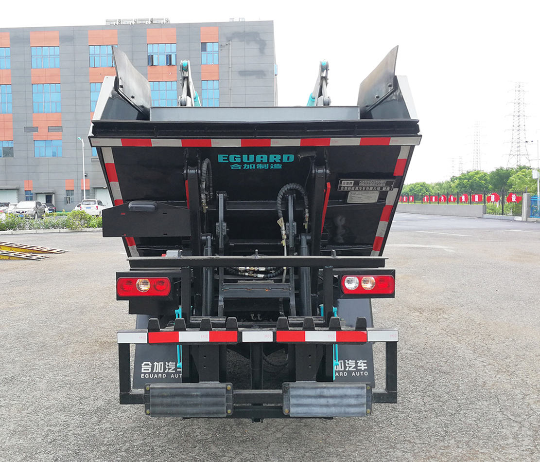 合加牌HJK5040ZZZASHBEV純電動自裝卸式垃圾車公告圖片