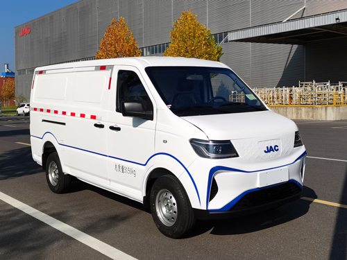 江淮牌HFC5030XXYEV3W純電動(dòng)廂式運(yùn)輸車公告圖片