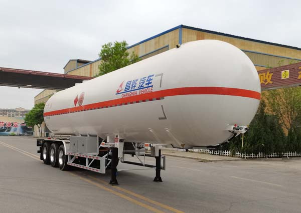 昌骅牌13.3米25.6吨3轴液化气体运输半挂车(HCH9403GYQC9)