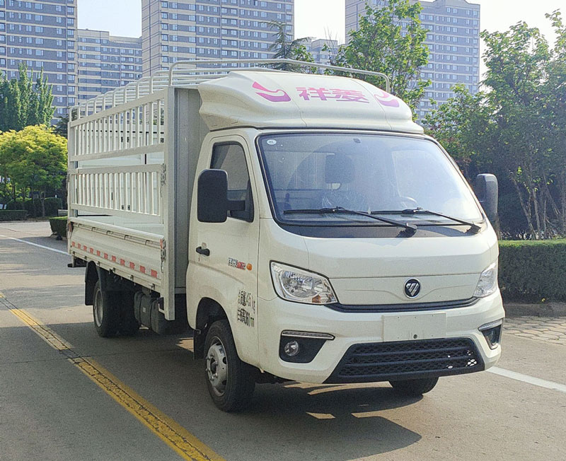 福田牌BJ5032CCY5JV6-19倉(cāng)柵式運(yùn)輸車公告圖片