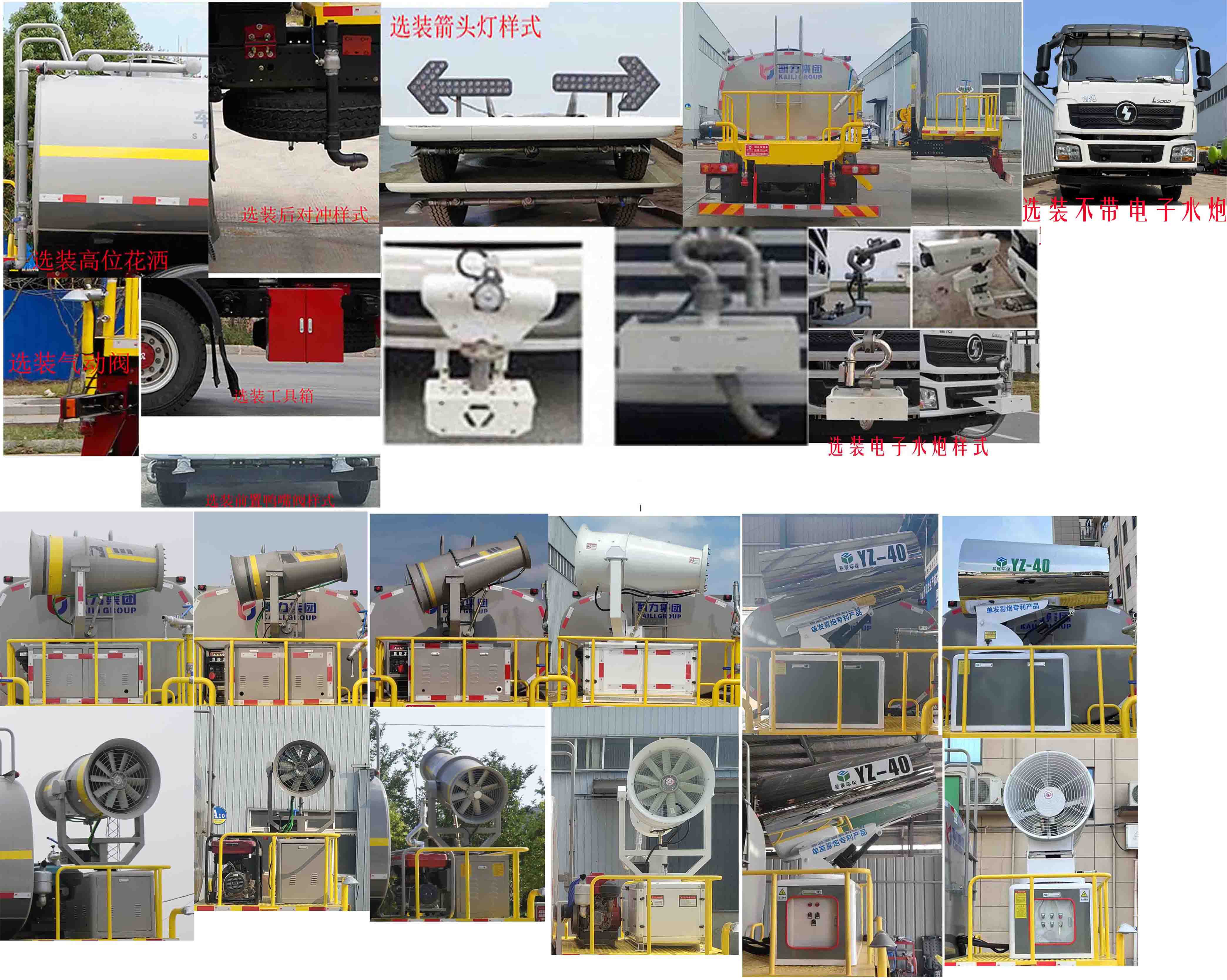 凱力風(fēng)牌KLF5183GPSS6綠化噴灑車公告圖片