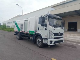 陕汽牌SHN5147GQXBA1BEV纯电动护栏清洗车