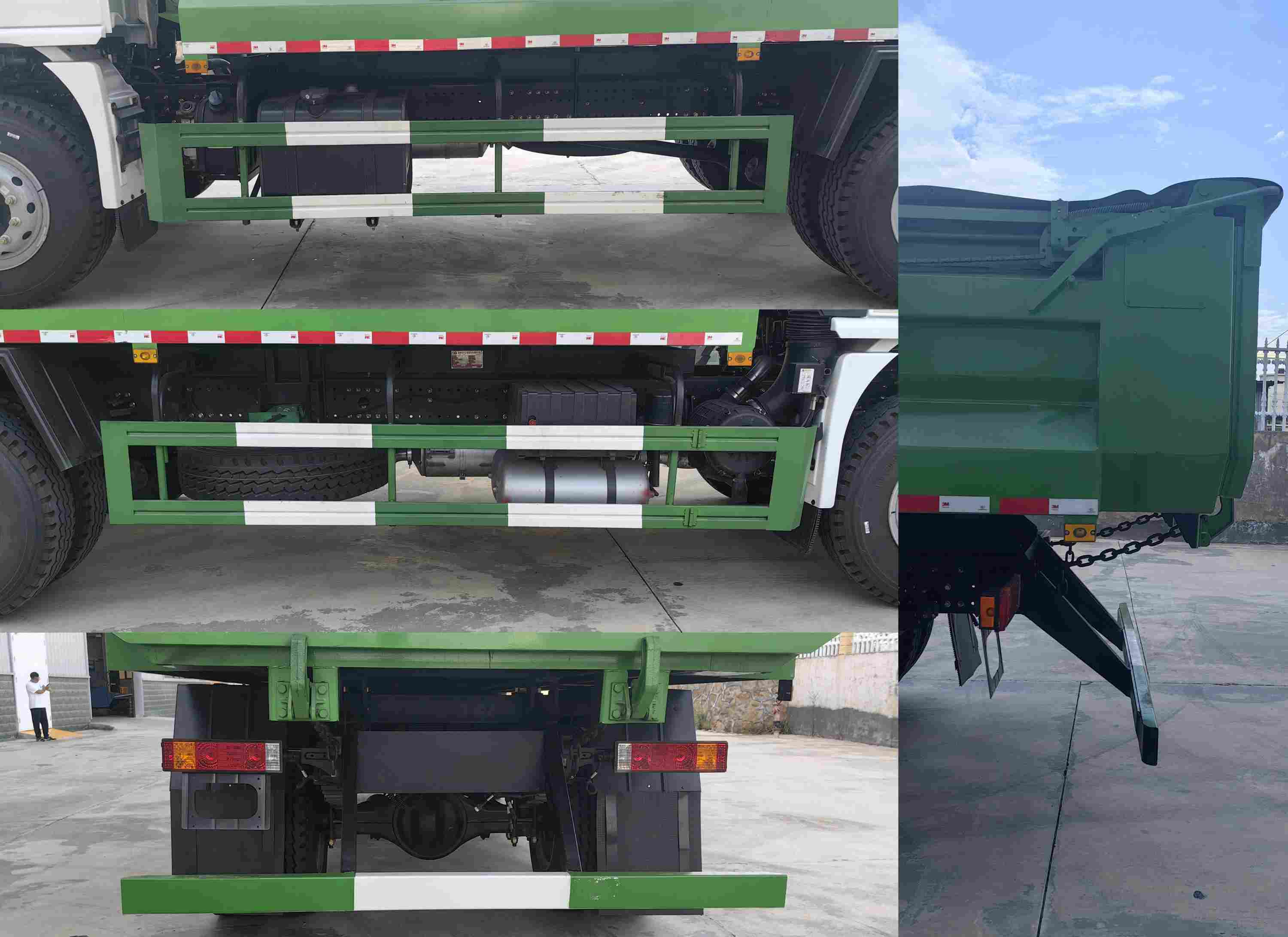 炎帝牌SZD5189ZLJSX6自卸式垃圾車公告圖片