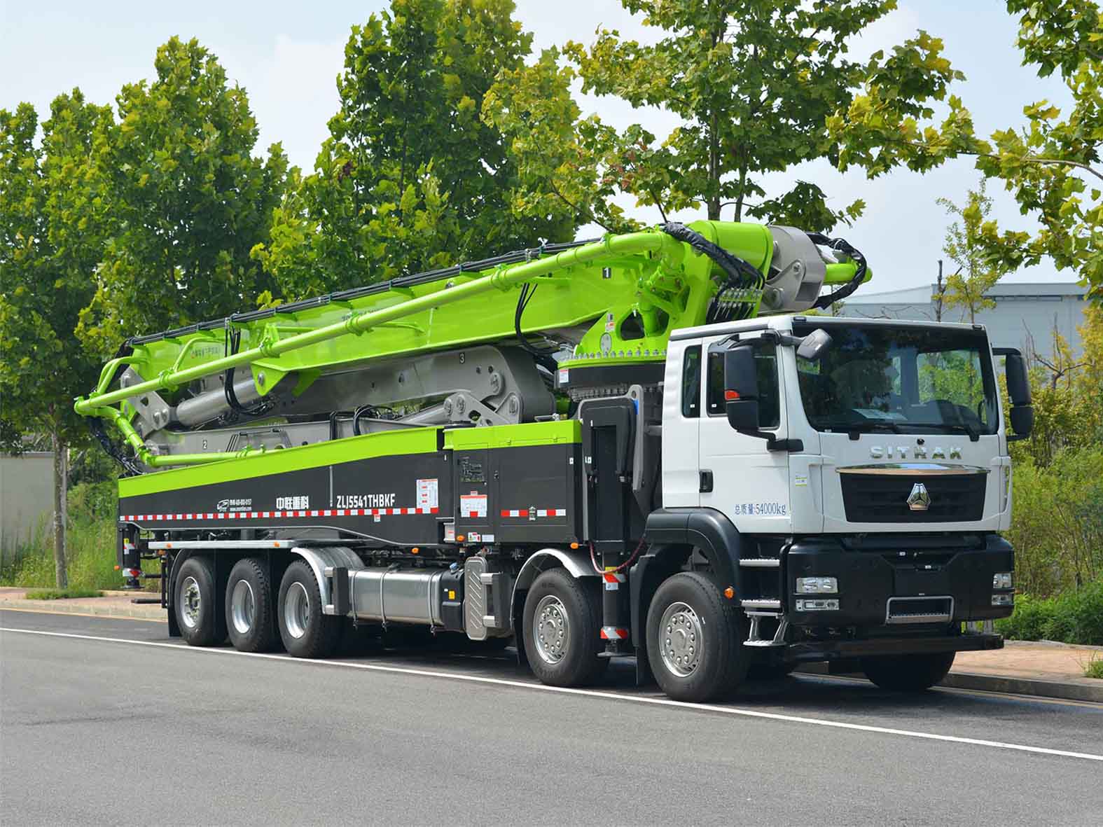 中聯(lián)牌ZLJ5541THBKF混凝土泵車公告圖片