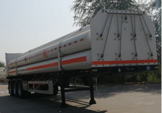 安瑞科牌12.9米4.2吨3轴高压气体运输半挂车(HGJ9401GGQ)