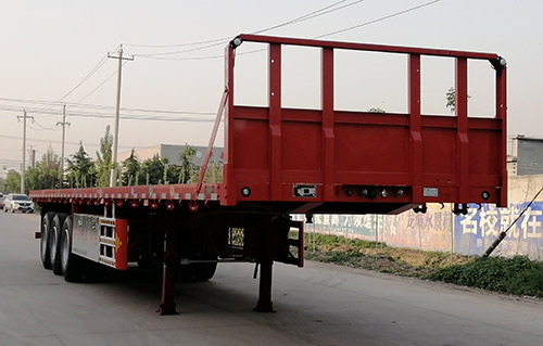 华岳兴牌13米34吨3轴平板运输半挂车(FNZ9400TPB)