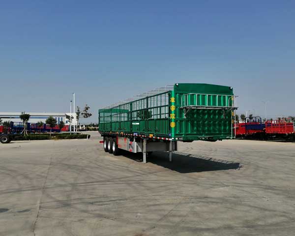 红荷北斗牌13米33.8吨3轴仓栅式运输半挂车(SHB9401CCY)