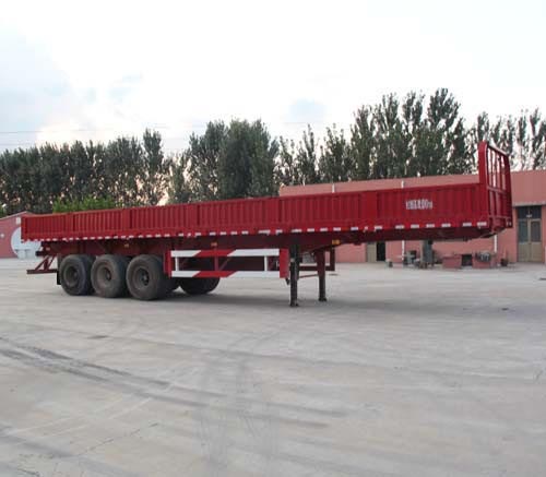华梁天鸿牌13米32.5吨3轴自卸半挂车(LJN9400Z)