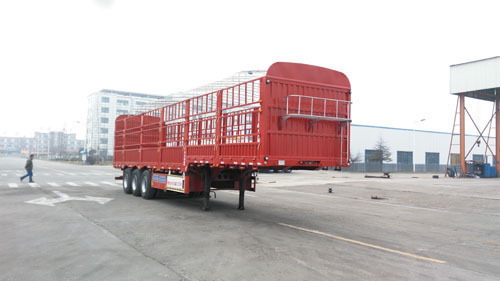 宏鑫通牌13米34.2吨3轴仓栅式运输半挂车(HXT9400CCYE)