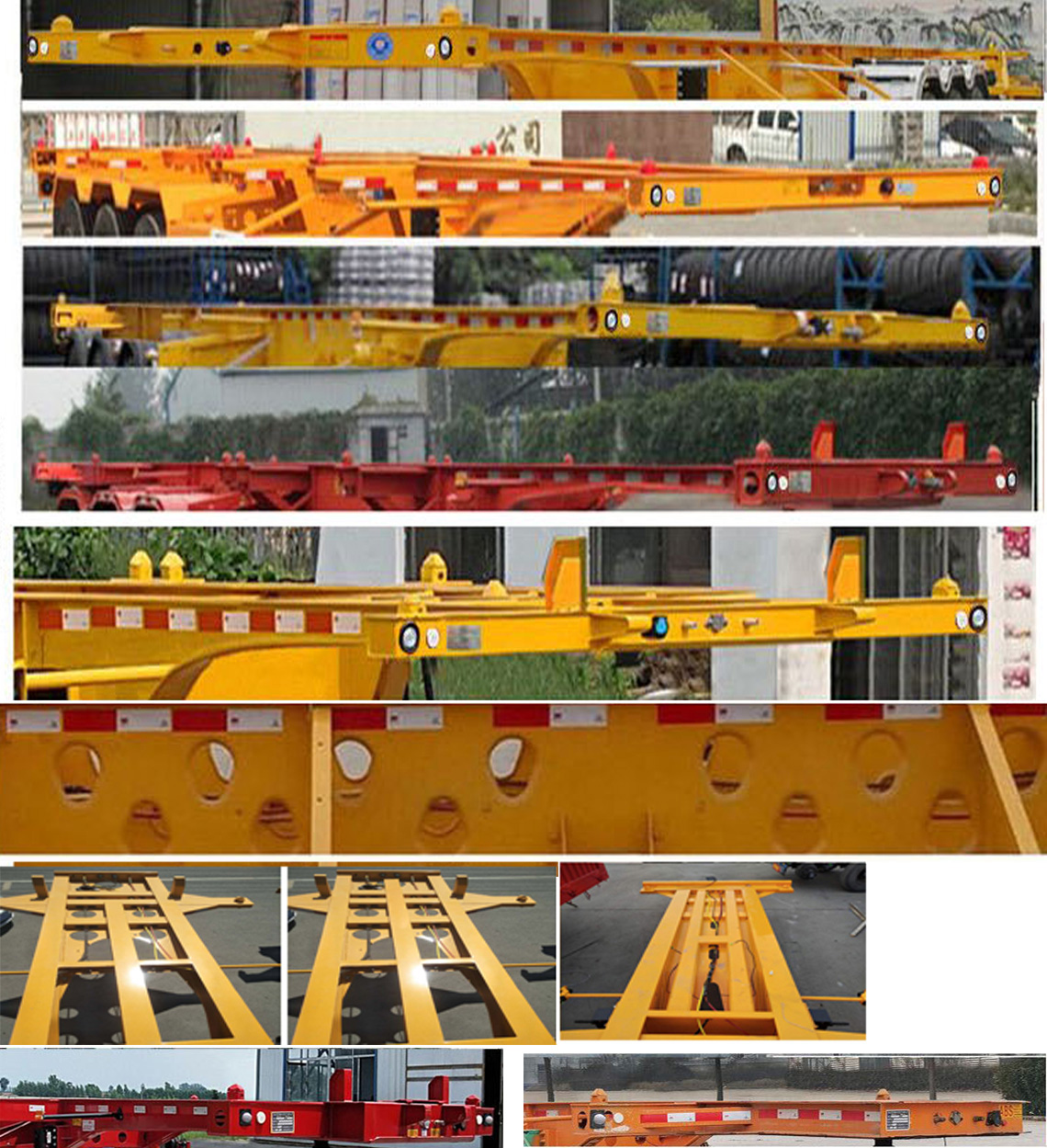 华梁天鸿牌LJN9400TJZ20集装箱运输半挂车公告图片