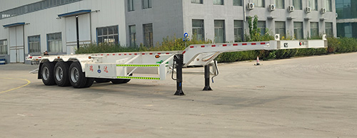 瑞郓牌14米35.2吨3轴集装箱运输半挂车(YRD9401TJZE)