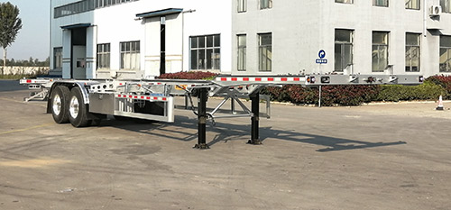 龙挂牌14米31.5吨2轴集装箱运输半挂车(LGC9350TJZE)