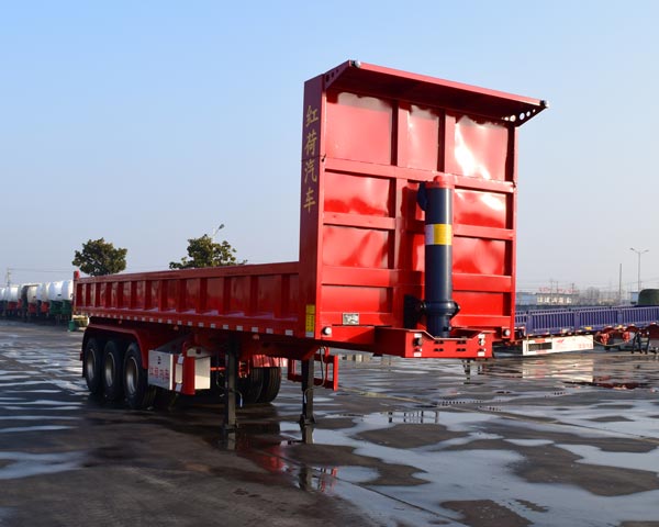 红荷北斗牌10.5米32.1吨3轴自卸半挂车(SHB9400ZH)