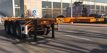 图强牌8.5米35.8吨3轴集装箱运输半挂车(TQP9402TJZ)