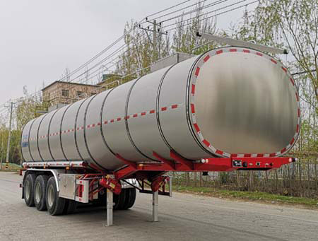 陆旭牌11.2米32.5吨3轴普通液体运输半挂车(YFX9400GPG)