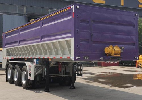 显鹏牌9.8米31.5吨3轴散装粮食运输半挂车(LTH9403ZLS)