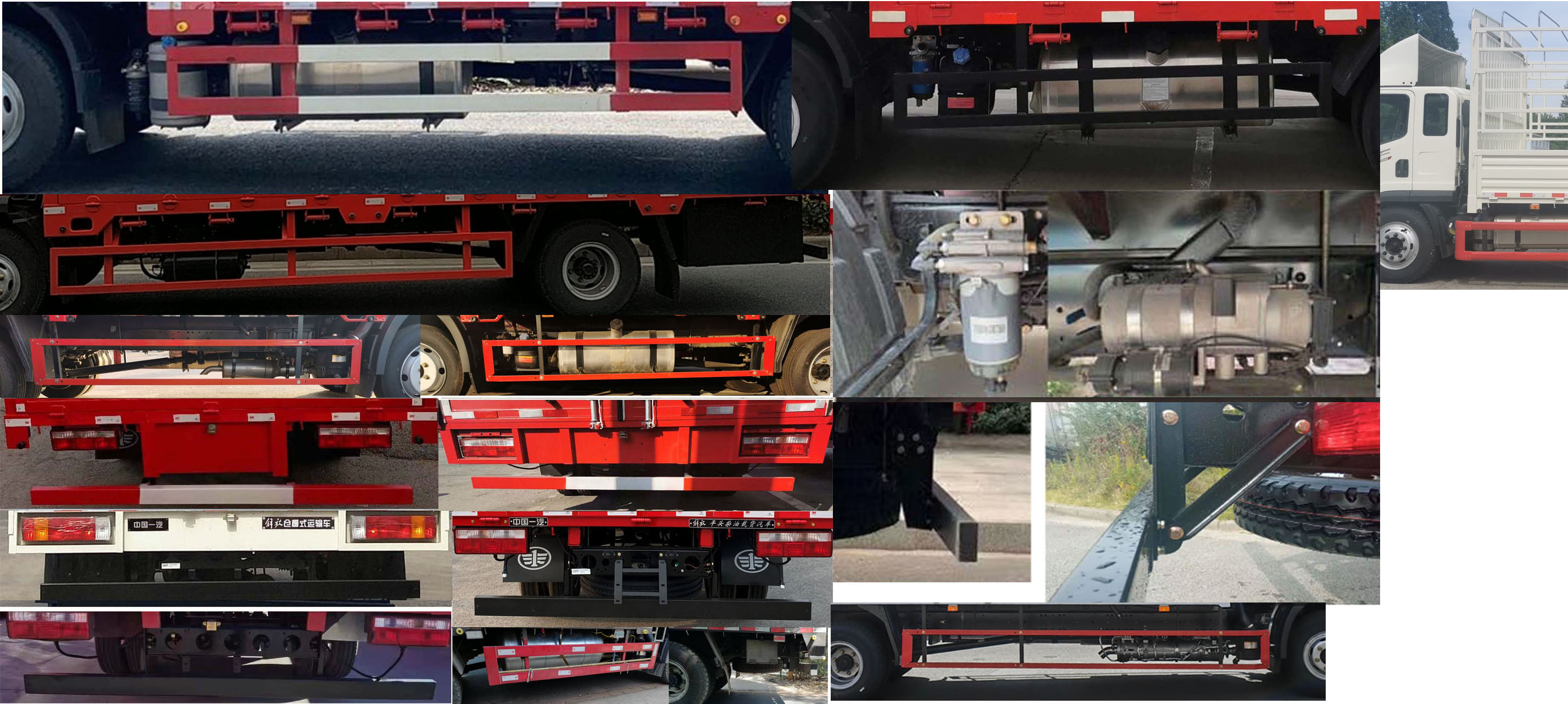 解放牌CA5110CCYP40K59L2E6A85倉柵式運(yùn)輸車公告圖片