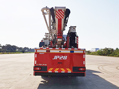 三一牌SYM5410JXFJP28舉高噴射消防車(chē)公告圖片