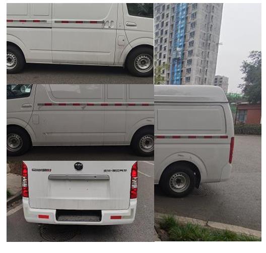 福田牌BJ5049XXY-K2廂式運(yùn)輸車公告圖片