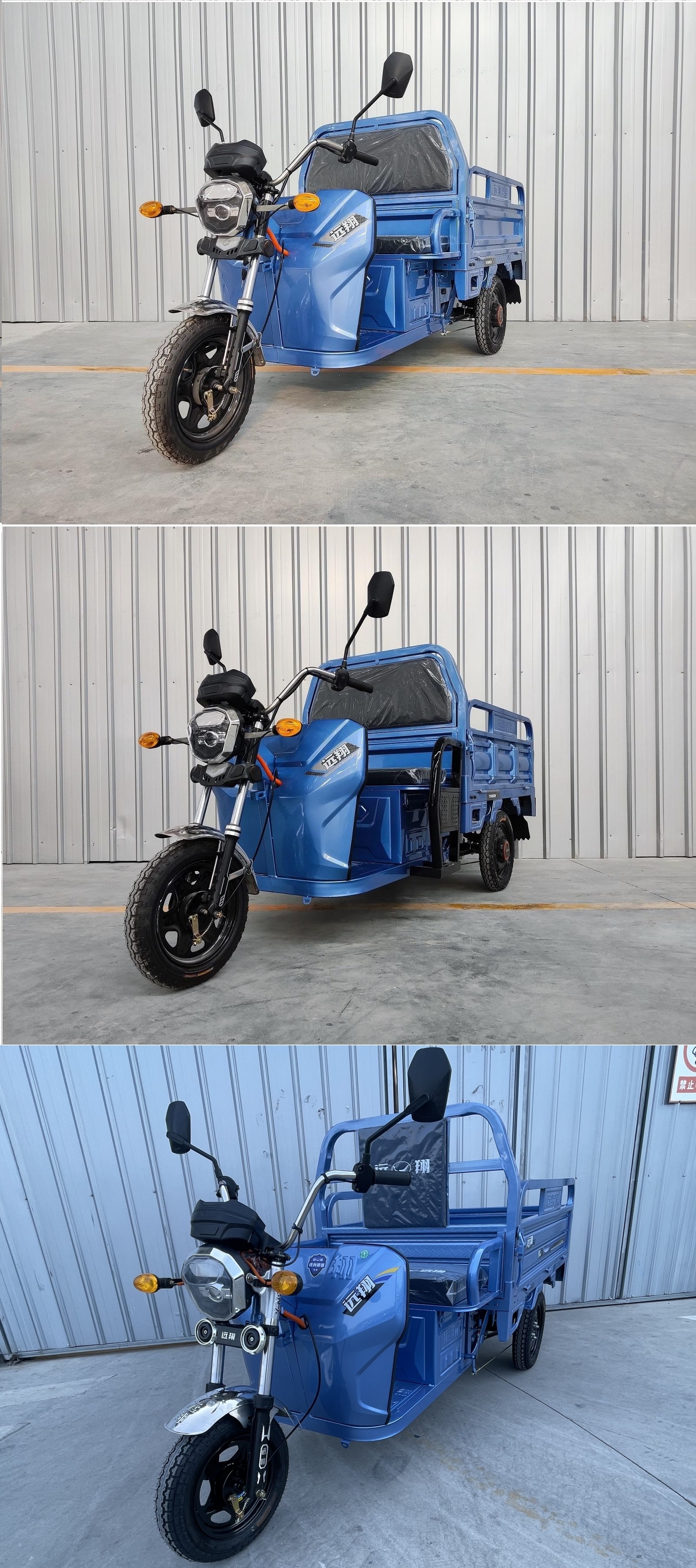 YX1000DZH 远翔牌纯电动前鼓式后鼓式电动正三轮摩托车图片