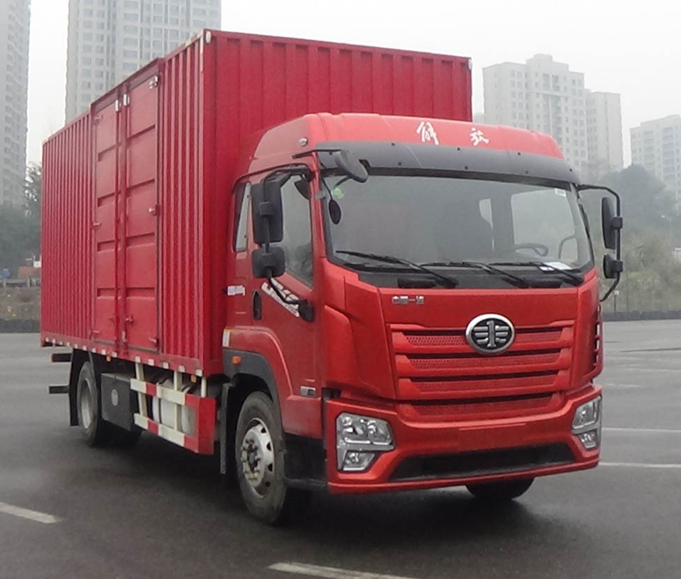 解放牌CA5168XXYP28K2L2E6A80廂式運輸車公告圖片