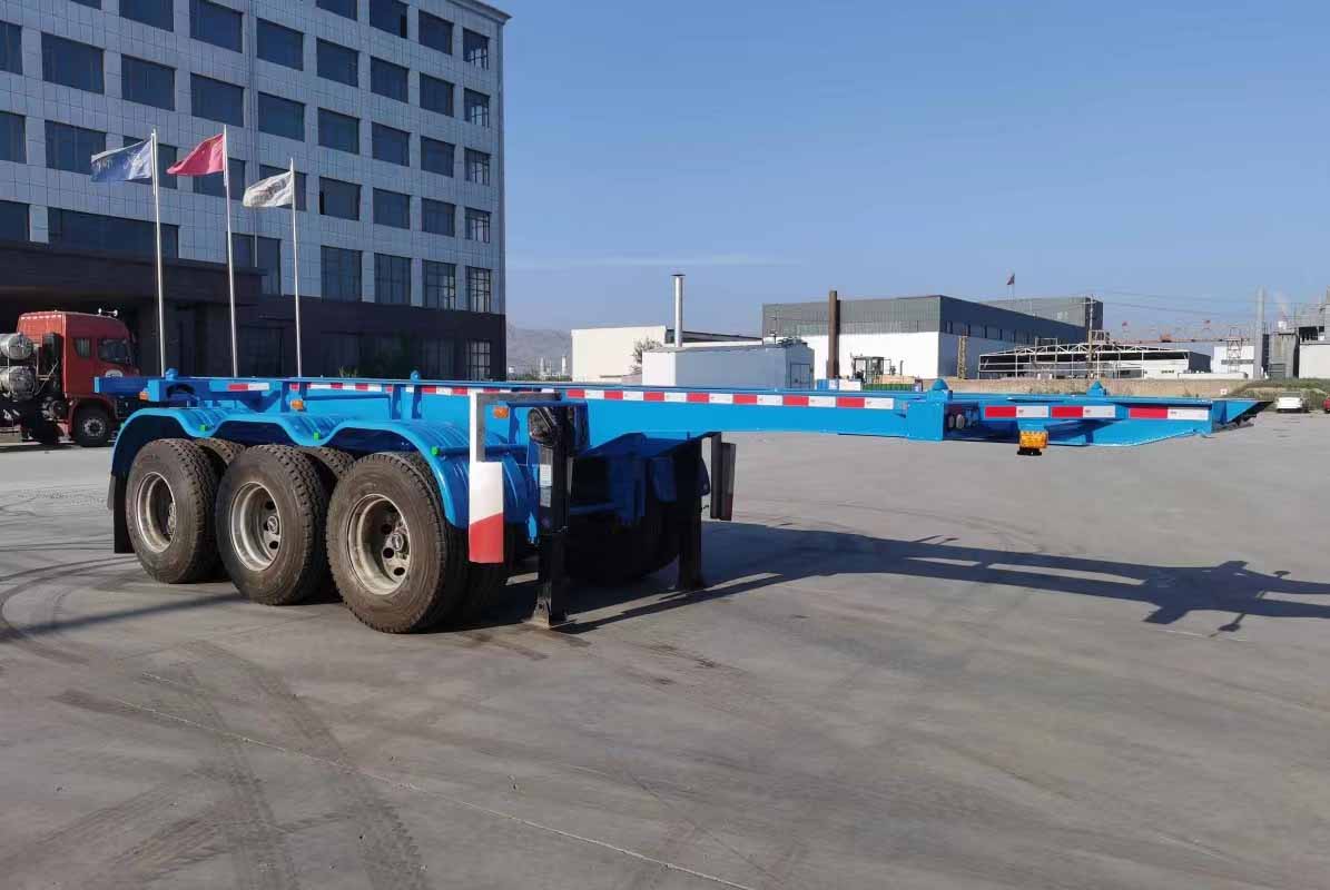 盛御牌7.6米35.3吨3轴集装箱运输半挂车(MHF9400TJZGZL3)
