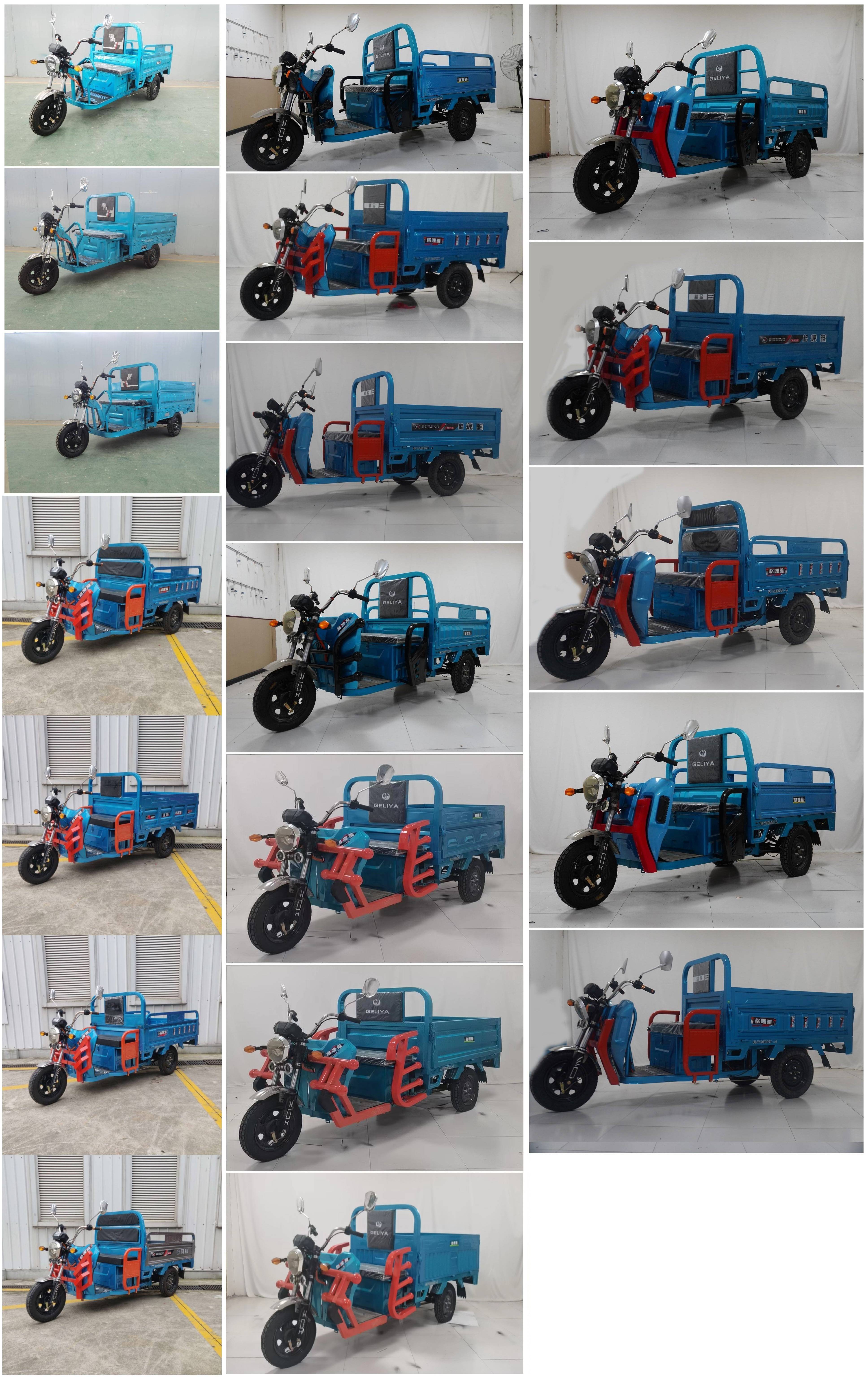 格哩雅牌GLY1000DZH-4电动正三轮摩托车公告图片