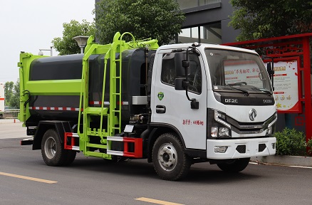 程力威牌CLW5040ZZZ6CS自装卸式垃圾车公告图片